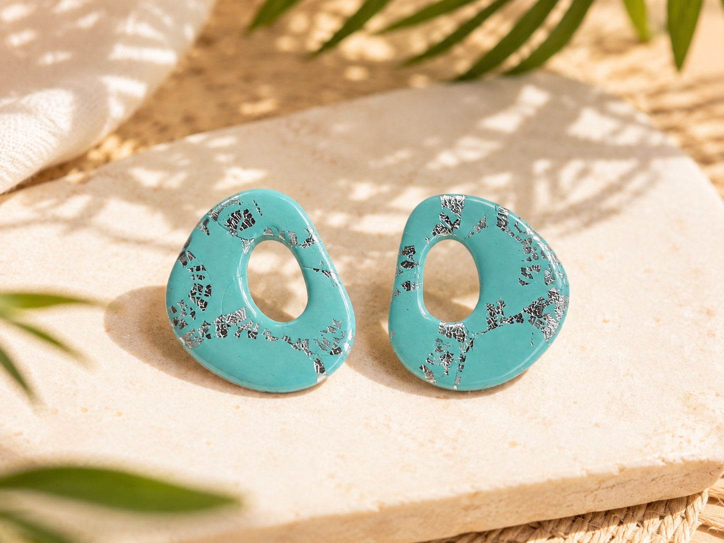 Azure Glow Studs