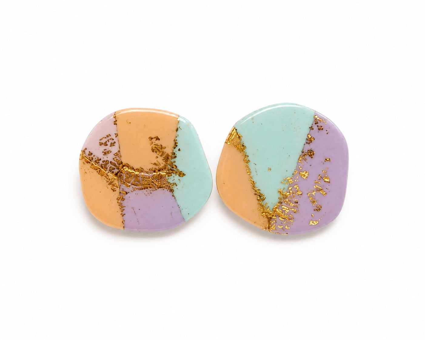 Pastel Mosaic Studs