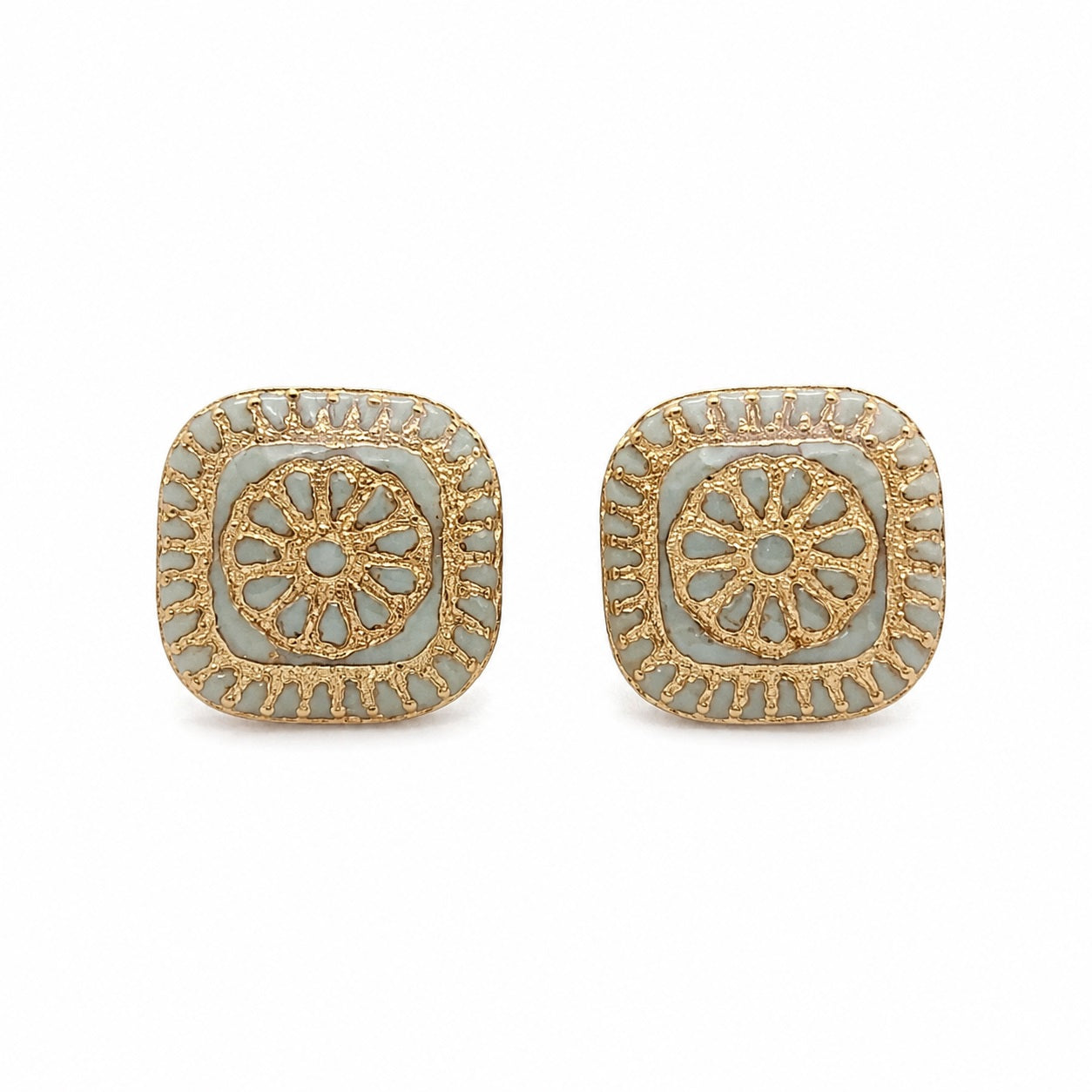 Sage Élégance Studs